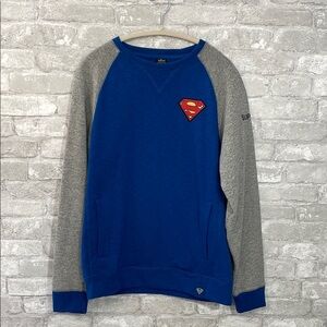 DC Comics Blue and Gray Superman Sweatshirt